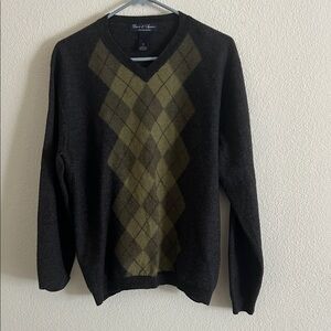 Davis And Squire Men's Sweater Size XL Extra Fine Merino